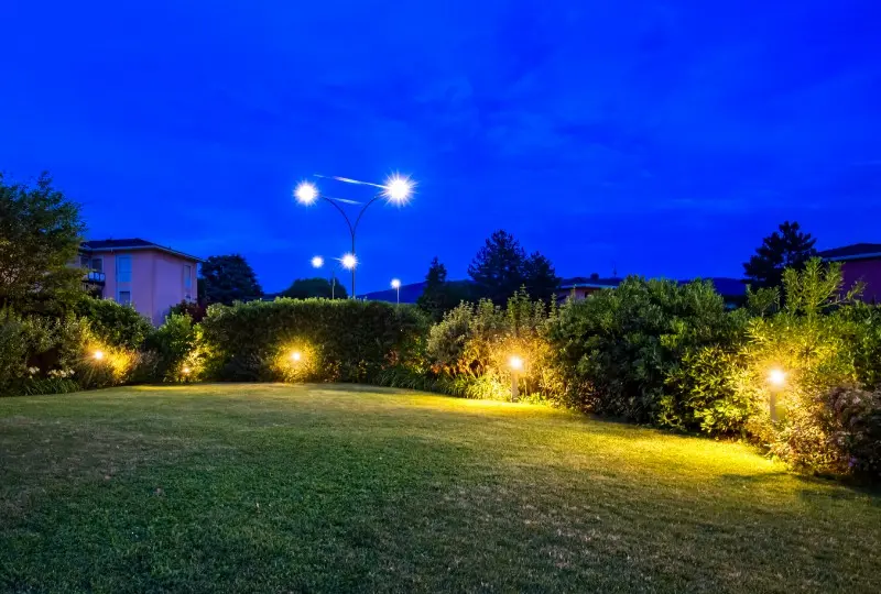 Giardino privato - Privacy luminosa